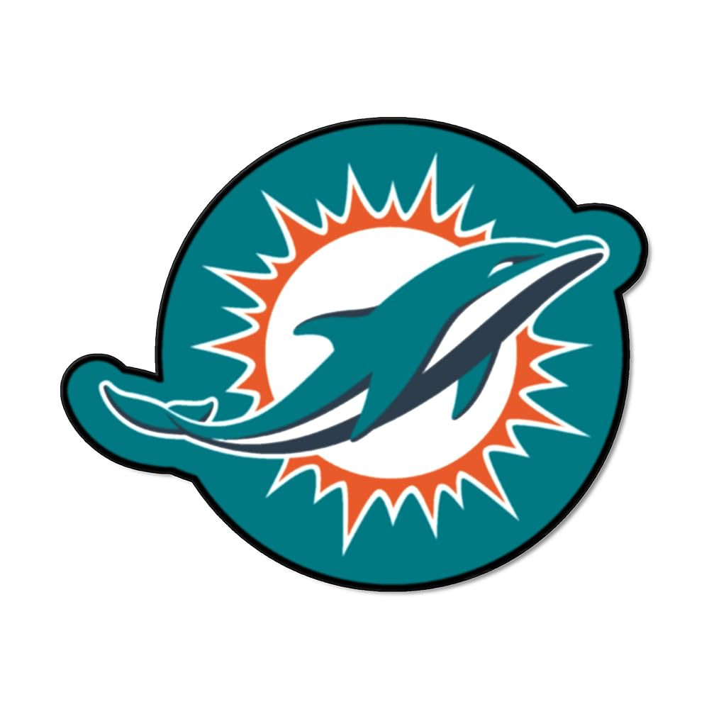 Amazon.com : FANMATS NFL - Miami Dolphins Mascot Rug, 3' x 4